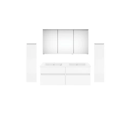 Badmöbel-Set »twenty one«, 6-teilig, Waschbecken BxHxT: 122 x 1,5 x 51 cm, montiert
