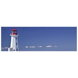 Badrückwand »Lighthouse«, BxH:120 cm x 45 cm, blau