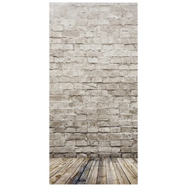 Badrückwand »Mauerwerk«, BxH:100 cm x 210 cm, beige