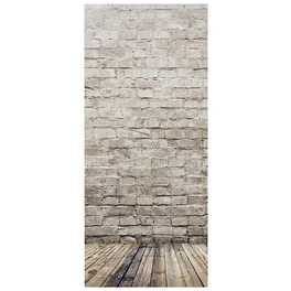 Badrückwand »Mauerwerk«, BxH:90 cm x 210 cm, beige