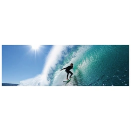 Badrückwand »Surfing USA«, BxH:140 cm x 45 cm, blau
