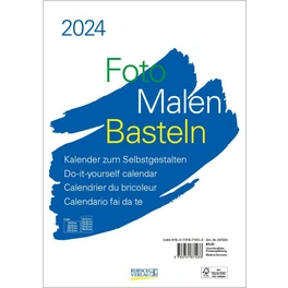 Bastelkalender »Foto-Malen-Basteln«, BxH: 29,7 x 21 cm, Blattanzahl: 13