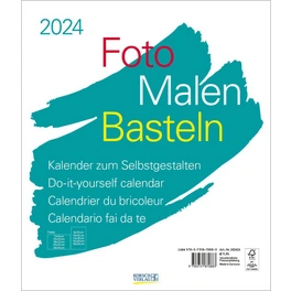 Bastelkalender »Foto-Malen-Basteln«, BxH: 35 x 30 cm, Blattanzahl: 13