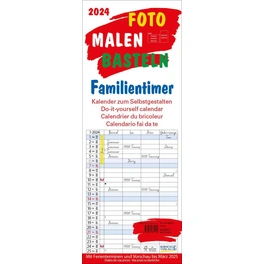 Bastelkalender »Foto-Malen-Basteln«, BxH: 50 x 19 cm, Blattanzahl: 13