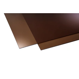 Bastelplatte, Stärke: 5 mm, transparent/bronzefarben, Glatt