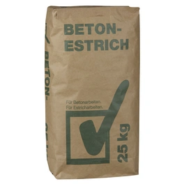 Beton-Estrich, 25 kg, Körnung: 8 mm, für Beton- und Estricharbeiten
