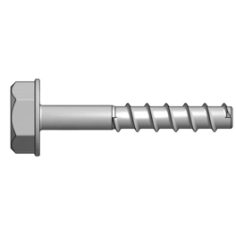 Betonschraube, ØxL: 6 x 60 mm, Aluminium, 10 Stück
