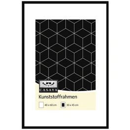 Bilderrahmen, CASAYA Kunststoffrahmen, Schwarz, 40x60 cm