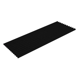 Bitumenwellplatte, BxL: 830 x 2000 mm, Bitumen, schwarz