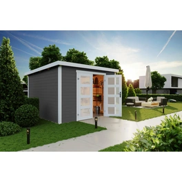 Blockbohlenhaus »Zambezi 6«, BxT: 320 x 274,7 cm (Außenmaße), Wandstärke: 28 mm