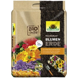 Blumenerde »NeudoHum«, für Zimmer-, Balkon- und Terrassenpflanzen, torffrei