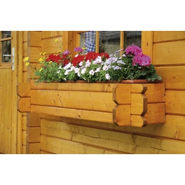 Blumenkasten für Gartenhäuser, BxT: 116 x 34 cm, Fichtenholz