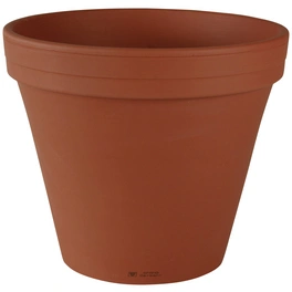 Blumentopf »VKE«, Höhe: 5 cm, rotbraun, Keramik