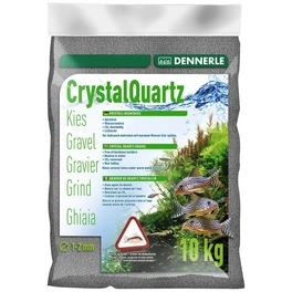 Bodengrund »Kristall-Quarzkies«, 10 kg, grau