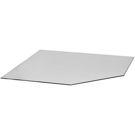 Bodenplatte, eckig, BxL: 120 x 120 cm, Stärke: 8 mm, transparent