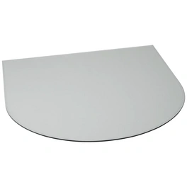 Bodenplatte, Glas, rundbogenförmig, BxL: 100 x 110 cm, Stärke: 8 mm
