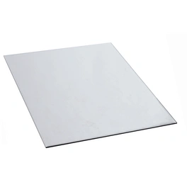 Bodenplatte, rechteckig, BxL: 120 x 100 cm, Stärke: 8 mm, transparent