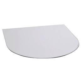 Bodenplatte, rundbogenförmig, BxL: 100 x 120 cm, Stärke: 8 mm, transparent