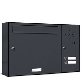 Briefkasten »Premium«, (BxH): 53.1 x 34.5cm, Anzahl Schlitze: 1, Aufputzmontage