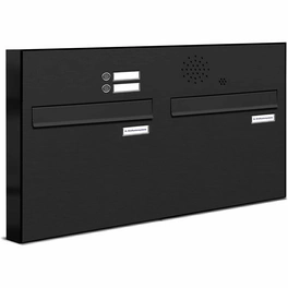 Briefkasten »Premium«, (BxH): 76.8 x 45.6cm, Anzahl Schlitze: 2, Zaunmontage