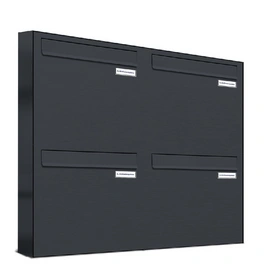 Briefkasten »Premium«, (BxH): 76.8 x 68.4cm, Anzahl Schlitze: 4, Zaunmontage