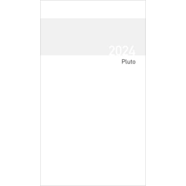Buchkalender »Pluto«, BxH: 15,3 x 8,7 cm, Blattanzahl: 128