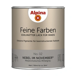 Buntlack »Feine Farben«, 0,75 l, mittelgrau