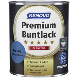 Buntlack glänzend »Premium«, himmelblau RAL 5015