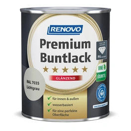 Buntlack glänzend »Premium«, lichtgrau RAL 7035