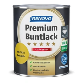 Buntlack glänzend »Premium«, rapsgelb RAL 1021