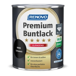 Buntlack glänzend »Premium«, schwarz RAL 9900