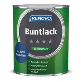 Buntlack seidenmatt, enzianblau RAL 5010