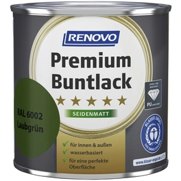 Buntlack seidenmatt »Premium«, laubgrün RAL 6002