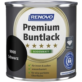 Buntlack seidenmatt »Premium«, schwarz RAL 9900