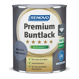 Buntlack seidenmatt »Premium«, taubenblau RAL 5014