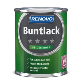 Buntlack seidenmatt, silbergrau RAL 7001