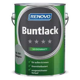 Buntlack seidenmatt, silbergrau RAL 7001