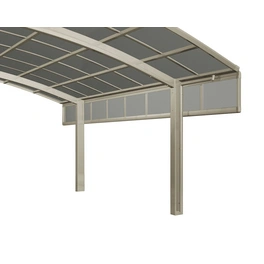 Carport Zubehör »Seitenwand«, B x H: 6 x 99,5 cm, edelstahlfarben