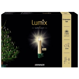 Christbaumkerzen Lumix Superlight mini, Elfenbein, 6er