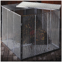 Deckel/Boden für Komposter, BxHxL: 80 x 2,4 x 80 cm, Feuerverzinkt
