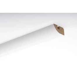 Deckenabschlussleiste, weiß, Holz/MDF, LxHxT: 238 x 3,8 x 1,6 cm