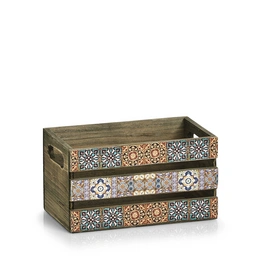 Deko-Kiste »Mosaik«, orientalisches Dekor, Holz-Papier-Mix