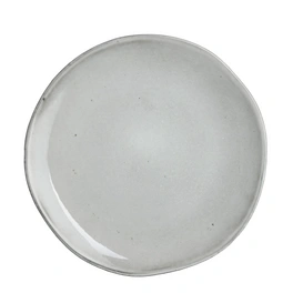 Deko-Teller, grau, Keramik