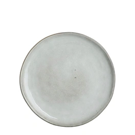 Deko-Teller, grau, Keramik