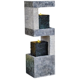 Dekobrunnen »Kaito«, granitfarben, inkl. Pumpe, Polyresin