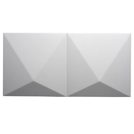 Dekorstein »Luxor 3D«, BxL: 48,4 x 24,2 cm, weiß