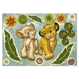 Dekosticker, Simba and Nala, BxL: 50 x 70 cm