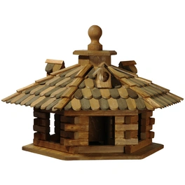 Design-Vogelhaus mit Holzschindeldach