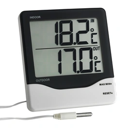 Digitalthermometer, Breite: 10,2 cm, Temperaturbereich: -50 bis 70 °C
