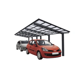 Doppelcarport »Linea«, Typ 110, Außenmaß BxT: 272,6 x 982,6 cm, schwarz